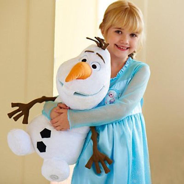 Disney Toys Olaf Plush Toys 22cm 30cm 50cm Frozen Cute Cartoon Snowman Stuffed Doll Brinquedos Juguetes Kids Gifts