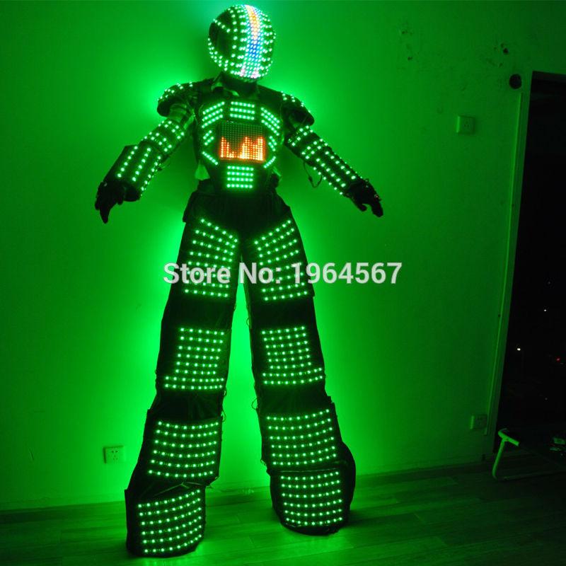 Hi-Tech Digital LED Robot costumes/LED Robot Suit / LED clothing for Party DJ Culb