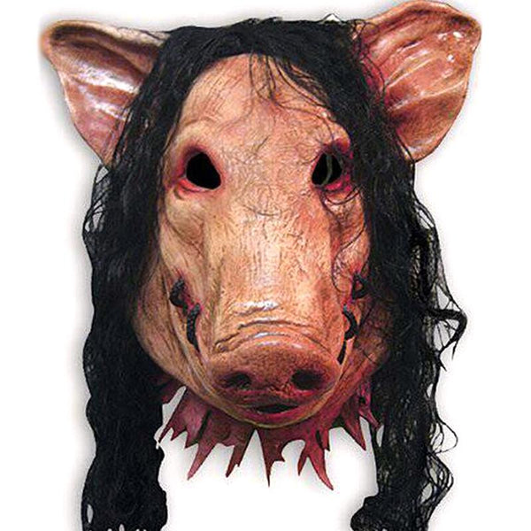 Adult Pig Scary Mask Head - LADSPAD.UK