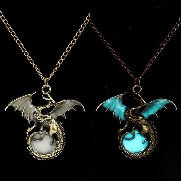 Game of Thrones Dragon Glow in the Dark Necklaces