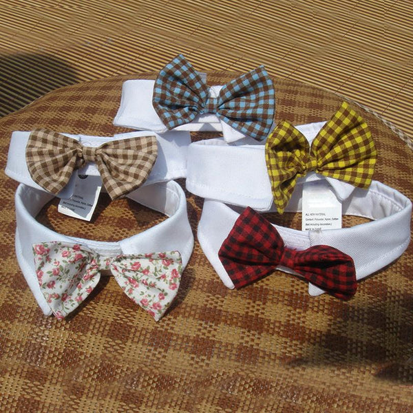 Hot Sales Pet Supplies Red Colors Cats Dog Tie Wedding Accessories Dogs Bowtie Collar Holiday Decoration Christmas Grooming