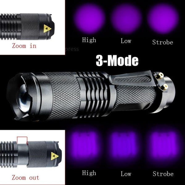 Zoomable Led UV Torch