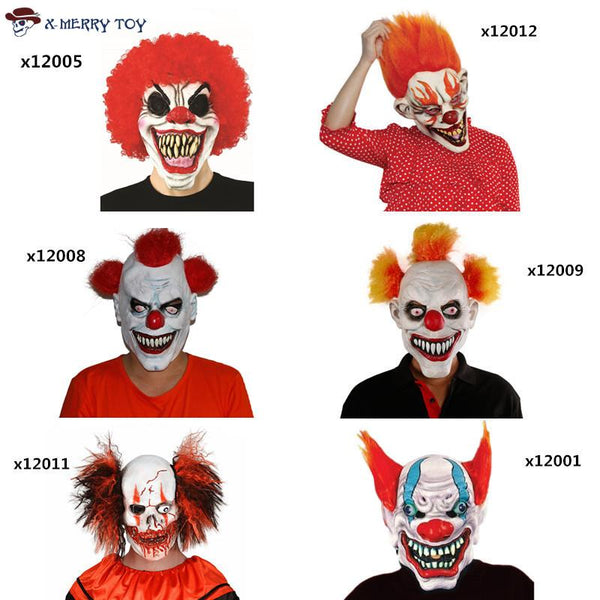 Variety Scary Clown Masks