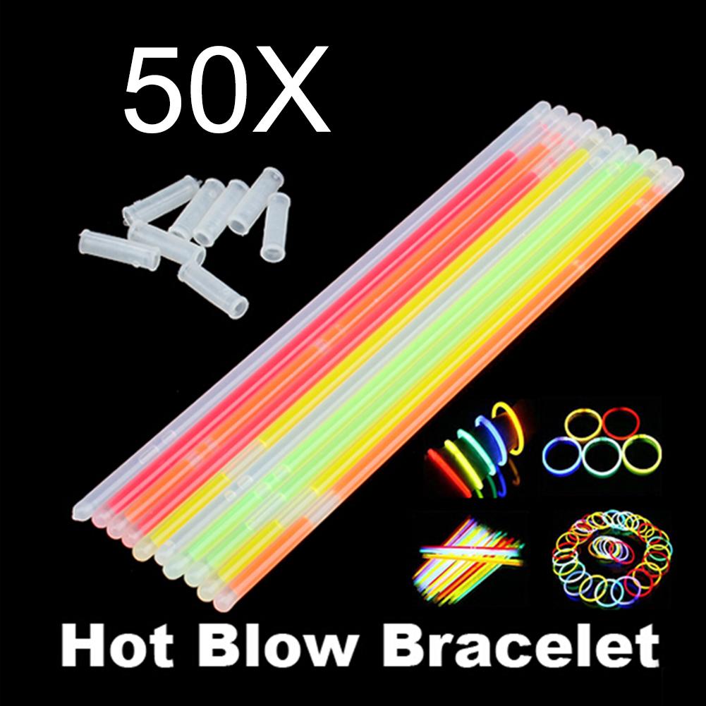 50Pcs Glow Sticks Bracelets - LADSPAD.UK