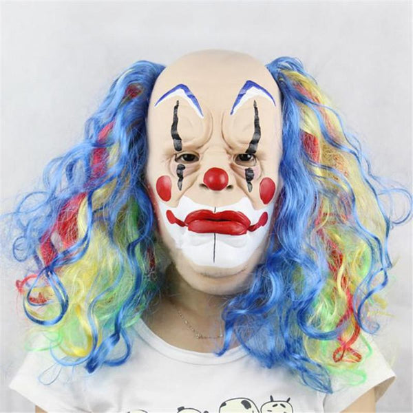 Idiot Clown Latex Mask
