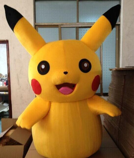 New Pikachu mascot costume Fancy dress  Adult&Child size
