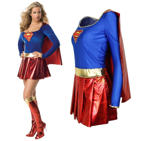 Adult Supergirl Costume - LADSPAD.UK
