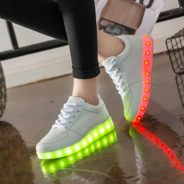 7ipupas Luminous sneakers Kids led shoe do with Lights Up christmas lighted shoes Boy Girl tenis Led simulation Glowing Sneakers - LADSPAD.UK