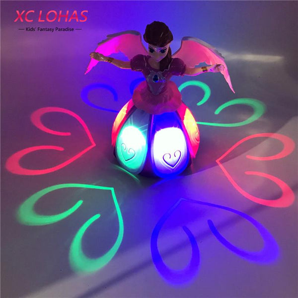 Kid Electric Toys Baby Musical Toys Dancing Doll Flashing LED Light Princess Toys Children Educational Toys Gifts For Girls