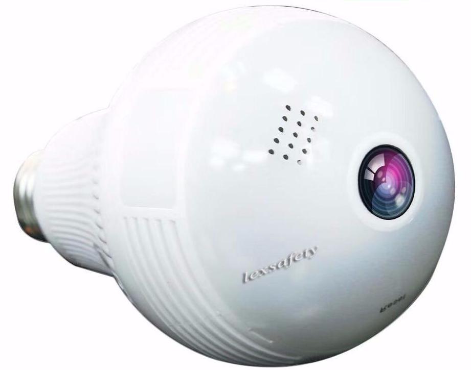960p 360 degree smart panoramic bulb home security WIFI camera - LADSPAD.UK