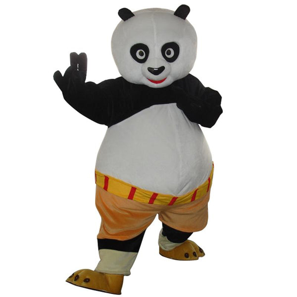 High quality adult Kungfu Panda Mascot Costume Kung Fu Panda Mascot Costume Kungfu Panda Fancy Dress Free Shipping
