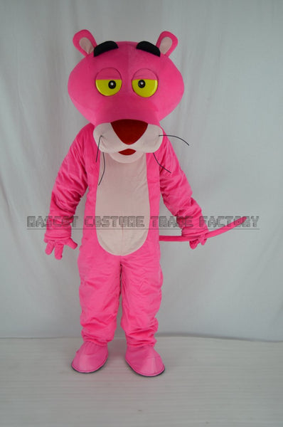 High quality Adult pink panther mascot costume sales makeup pink panther mascot costume free shipping