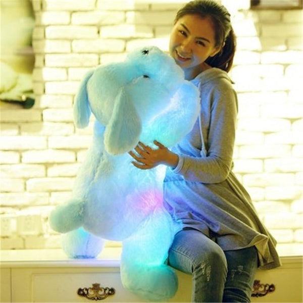 50cm Plush Doll Luminous Dog 3 color LED Glowing Dogs Children Toys for Girl KidS Birthday Gift - LADSPAD.UK