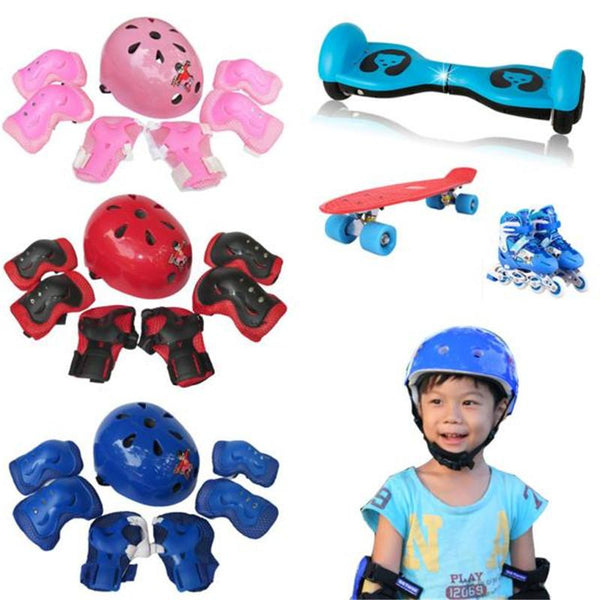B2 7pcs Kid Child Self Balancing Bike Bicycle Roller Knee Elbow Wrist Helmet Pad Set Kit Wholesale&Retail - LADSPAD.UK