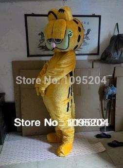 High quality Garfield mascot costume Christmas party carnival bizarre dress adult size free delivery