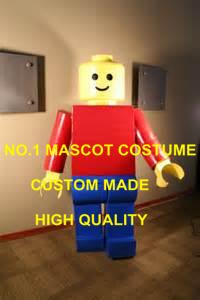 Hot Cartoon Character block bricks minifigs costume Mascot Carnival Fancy Dress Mascotte Suit Kits Theme1843