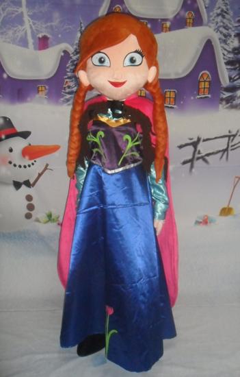 Olaf mascot costume Elsa mascot costume and princess anna mascot costume  Free shipping