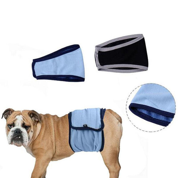 Male Pet Dog Solid Belly Band Wrap Toilet Training Diaper Nappy Sanitary