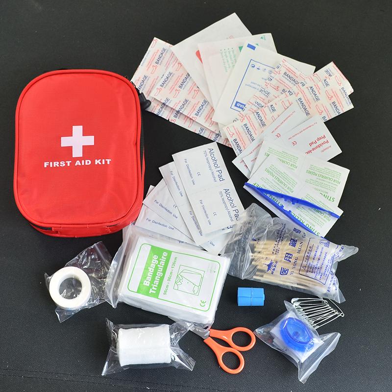 120pcs/pack Safe Camping Hiking Car First Aid Kit Medical Emergency Kit - LADSPAD.UK