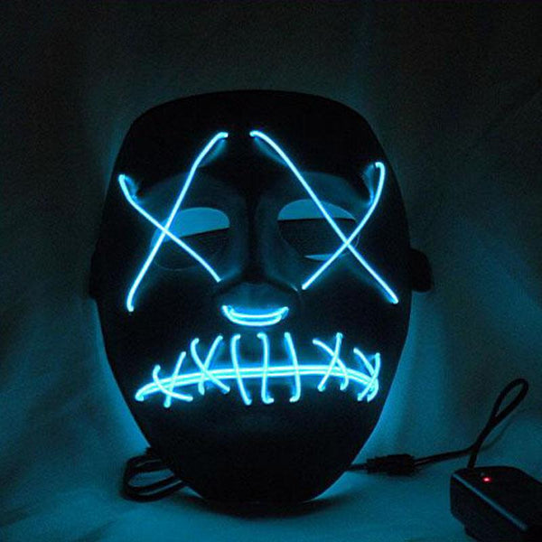 Scary Clown LED Halloween Mask